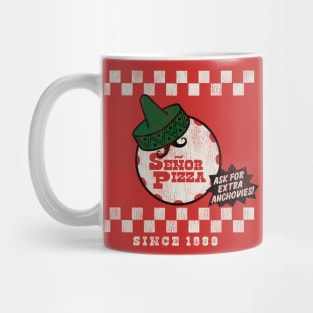 Señor Pizza Delivery Worn Out Mug